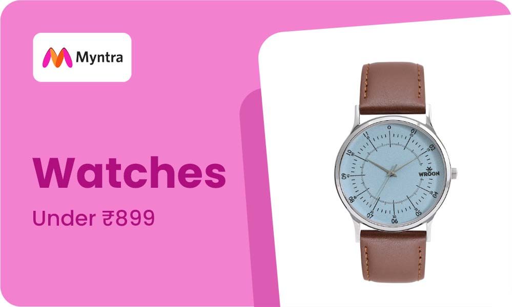 Buy Best Selling Watches Under Rs.899 Only