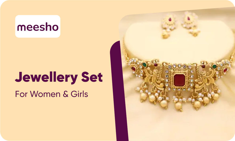 Buy Premium Quality Trending Design Choker Jewellery Set For Women & Girls